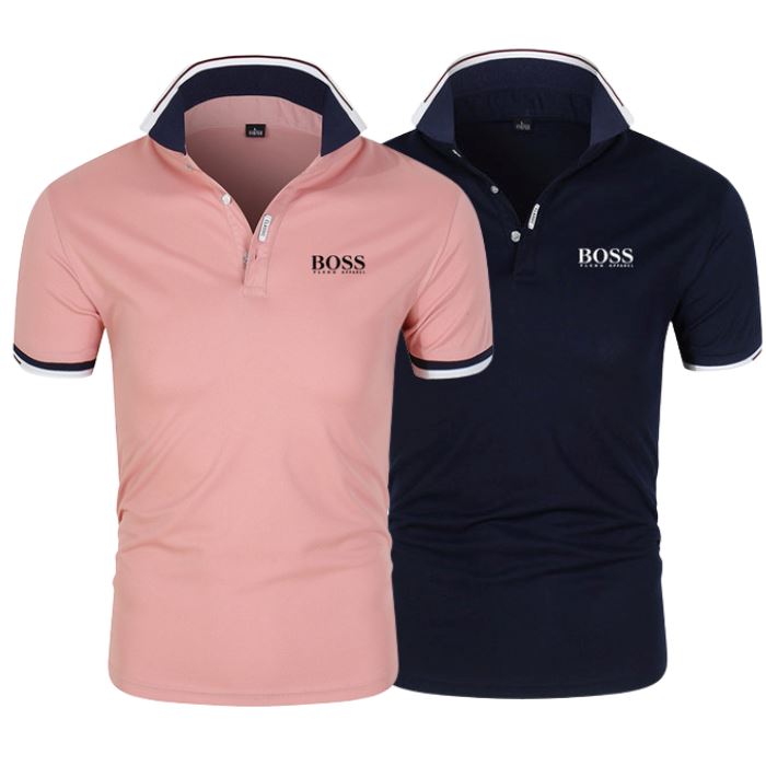 [KAUFEN SIE 1, ERHALTEN SIE 2] Set Mit 2 Polo-Shirts Boss Essential + Sauvage 100ml