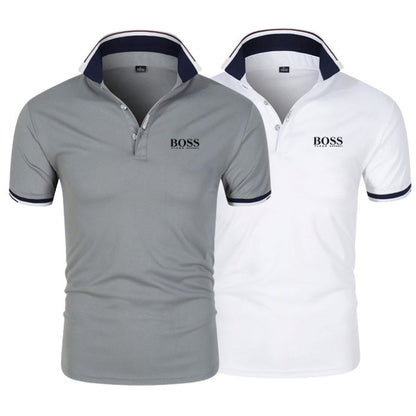 [KAUFEN SIE 1, ERHALTEN SIE 2] Set Mit 2 Polo-Shirts Boss Essential + Sauvage 100ml