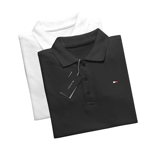 [KAUFEN SIE 1, ERHALTEN SIE 2] Set mit 2 Shirt Polo TH Essential