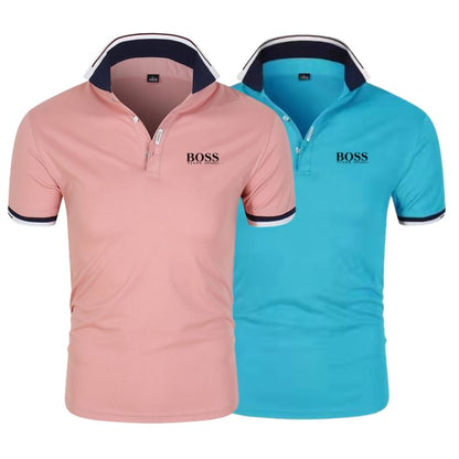 [KAUFEN SIE 1, ERHALTEN SIE 2] Set Mit 2 Polo-Shirts Boss Essential + Sauvage 100ml