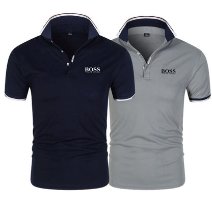 [KAUFEN SIE 1, ERHALTEN SIE 2] Set Mit 2 Polo-Shirts Boss Essential + Sauvage 100ml