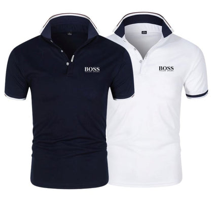 [KAUFEN SIE 1, ERHALTEN SIE 2] Set Mit 2 Polo-Shirts Boss Essential + Sauvage 100ml