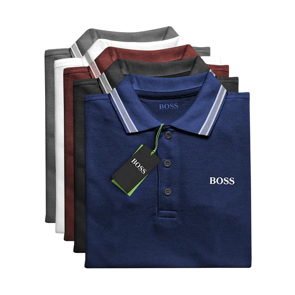 [KAUFEN SIE 3 ERHALTEN SIE 5] Kit 5 Polo Boss Essential